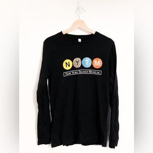 NWOT Vintage Discontinued New York Transit MTA Black T Shirt Sz Medium Subway